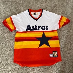 Cooperstown Collection Houston Astros Nolan Ryan Vintage Jersey Mens Size Large
